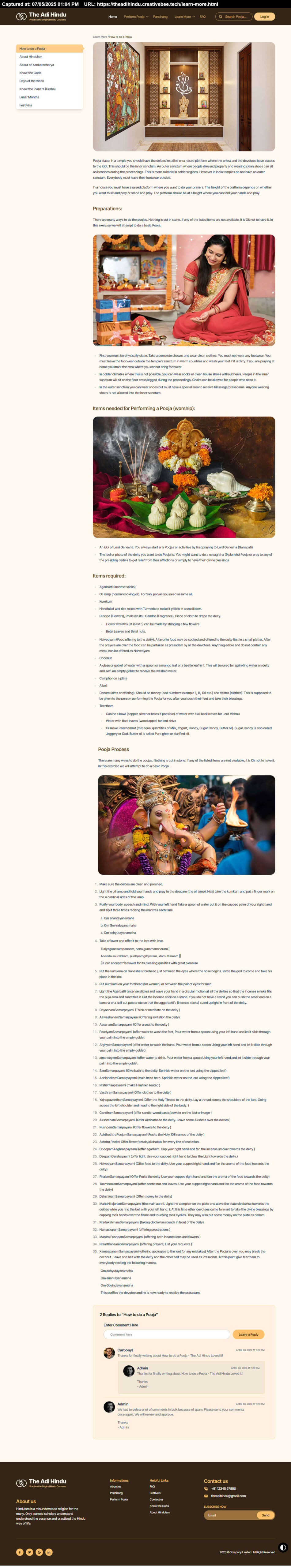 Learn More Page